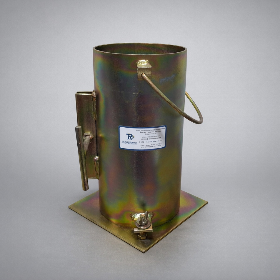 Moldes Cilindrico Metalico para Briquetas de Concreto de 6 x 12 pulg.