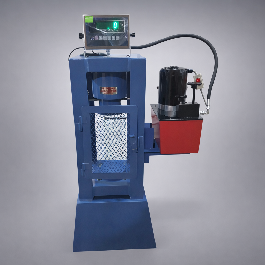 Prensa Electrica para Rotura de Briquetas de Concreto
